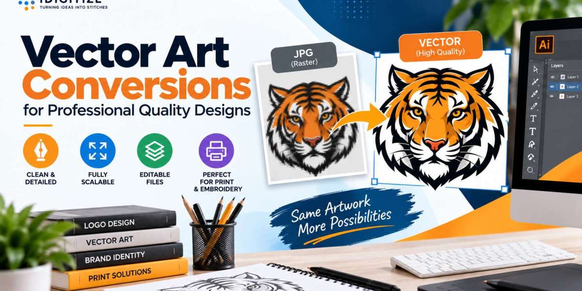 Vector Art Conversions for Professional Quality Designs