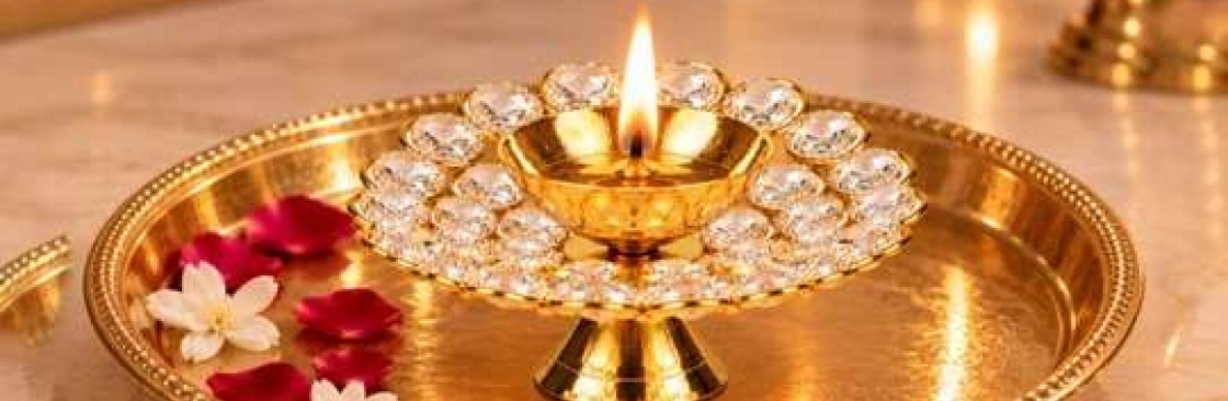 brass diya